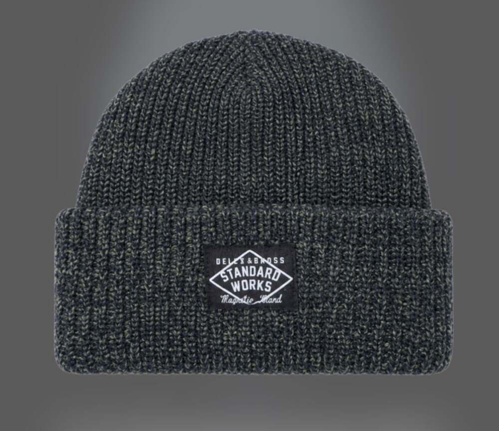 Bross BK022 Standard Works Ribbed Knit Beanie Cap